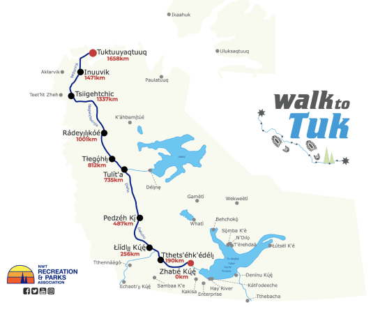 Walk to tuk map